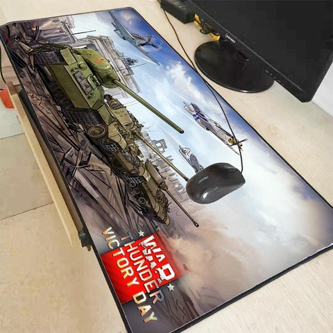 Meiruige-alfombrilla de ratón para Gamer War Thunder, 900x400mm, bloqueo en los bordes, lavable, almohadilla grande para ratón, PC, escritorio ► Foto 1/6