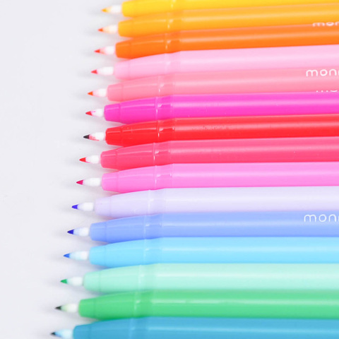 Monami Plus Pen 3000-rotuladores de arte, 48 colores, bolígrafos clásicos de Corea ► Foto 1/6