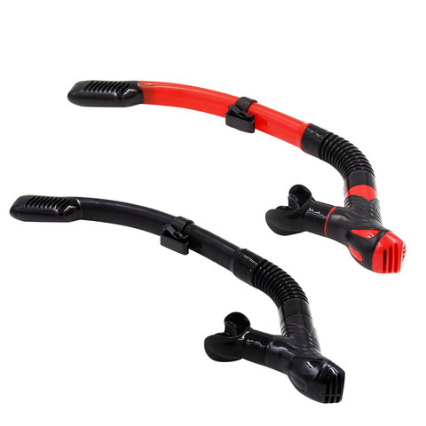 Central ajustable seco de silicona de buceo Snorkel natación Snorkel conjunto con titular tubo natación Snorkel tubo de respiración ► Foto 1/6