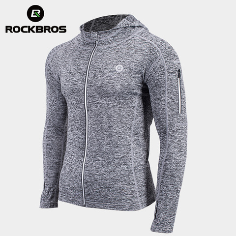 ROCKBROS-Chaqueta de bicicleta Unisex, camiseta absorbente de sudor, abrigo de entrenamiento transpirable, ropa deportiva de secado rápido, equipo de ciclismo ► Foto 1/6