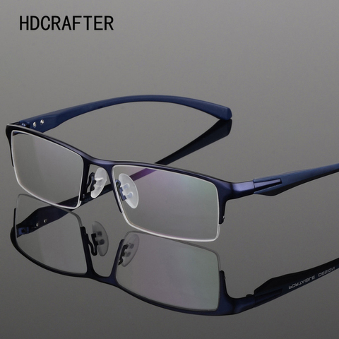 HDCRAFTER-gafas con montura para hombre, gafas de miopía con receta, TR90, de lujo, 2022 ► Foto 1/6