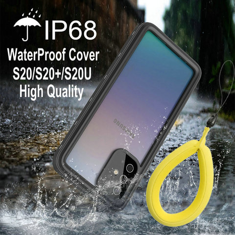 Funda de teléfono impermeable IP68 para Samsung S20 Ultra Note 20, protección a prueba de agua para buceo, cubierta antikck para Galaxy S20 Plus S 20 ► Foto 1/6