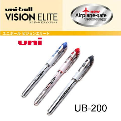 Mitsubishi UNI UB-200 VISION Series-Bolígrafo espacial, bolígrafo de firma, líquido, Neutral, recta, suministros para oficina y escuela, Japón, 5 uds. ► Foto 1/5