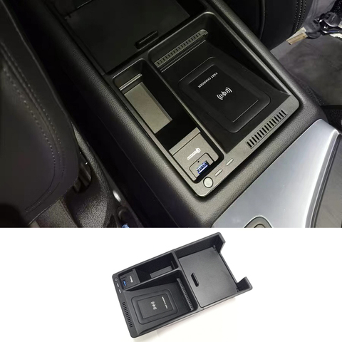 Cargador inalámbrico para coche Audi, A4L, A5, S5, S4, 2017-2022, placa de teléfono de carga rápida, a5, accesorios de soporte de cargador ► Foto 1/6