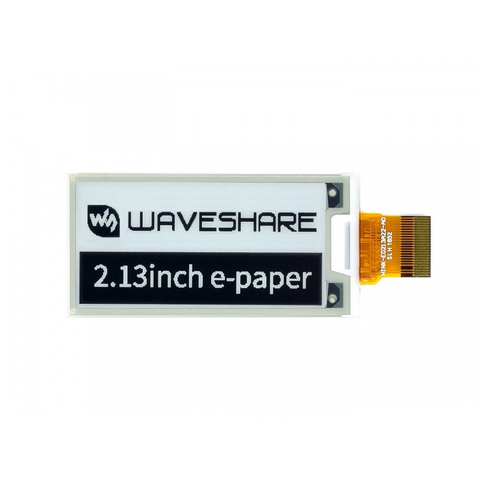 Waveshare-pantalla e-ink de 250x122 de 2,13 pulgadas, interfaz SPI, Papel negro electrónico/blanco, dos colores, compatible con Raspberry Pi/Arduino/STM32 ► Foto 1/4