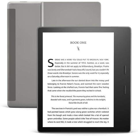 Kindle Oasis-lector de e-reader, versión 2022, 8GB, pantalla de alta resolución de 7 pulgadas (300 ppi), resistente al agua, con audio incorporado, Wi-Fi ► Foto 1/6