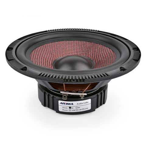 AIYIMA-altavoz de graves Midrange para coche, sistema de sonido de alta potencia, de fibra de vidrio, 6,5 pulgadas, 4, 8 Ohm, 60 W ► Foto 1/6