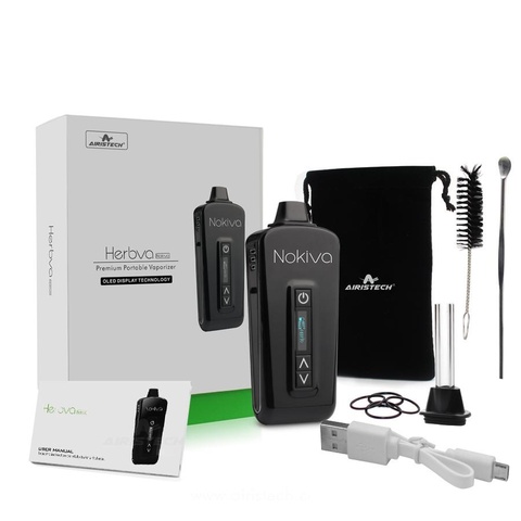 Airistech-vaporizador de hierbas secas Herbva Nokiva, vaporizador de hierbas con cámara de cerámica de Vapor puro con batería de 2200mAh, Kit de vaporizador de cigarrillo electrónico ► Foto 1/6