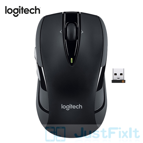 Logitech-ratón inalámbrico Universal para oficina, Mouse óptico 2,4g de 95,5 GHz para PC/ordenador portátil, 90% nuevo ► Foto 1/4