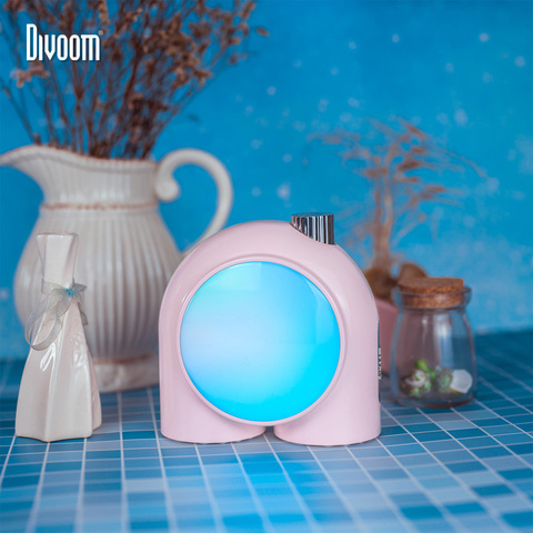 Divoom Planet-9 Lámpara decorativa de estado de ánimo con efectos de luz LED RGB programables, lámpara de mesita de noche de luz de neón, control de música ► Foto 1/6