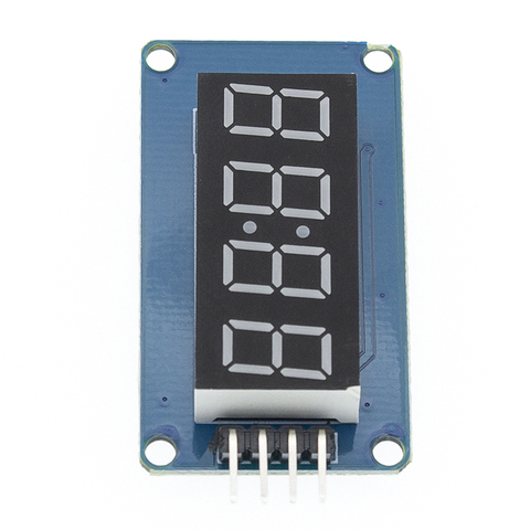 1 unids 4 Bits TM1637 rojo tubo Digital LED módulo de visualización y reloj LED ► Foto 1/6