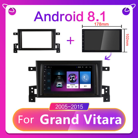 CARTAOTAO-Radio Multimedia con GPS para coche, radio con reproductor, Android 9,0, 2 din, 7 '', para Suzuki GRAND Vitara 3 ► Foto 1/6