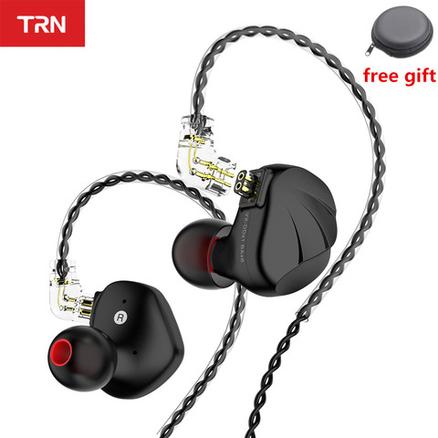 TRN-auriculares intrauditivos deportivos VX 6BA 1DD con Monitor de Metal HIFI, auriculares intrauditivos con enchufe IEM TRN V90 ZSX BA5 X6, novedad ► Foto 1/6