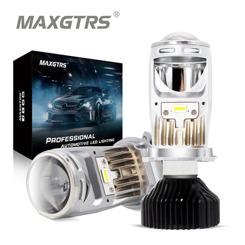 Mini lámpara de lente Led H4/9003/HB2, bombillas de faro delantero de coche, 3000k, 6000k, 8000k, conversión de bombilla Canbus ► Foto 1/6