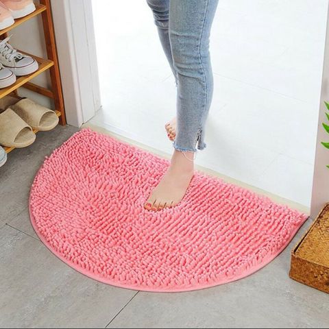 Felpudo semicircular para interior del hogar, alfombrilla antideslizante superabsorbente para puerta Delantera pequeña, interior de suelo, trampero de suciedad ► Foto 1/6