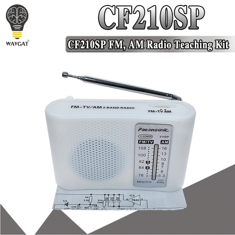CF210SP AM/FM Kit de Radio Estéreo DIY electrónico conjunto para ensamblar Kit para estudiante Julio DropShip DIY laboratorio ► Foto 1/6