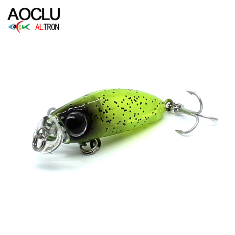 AOCLU wobblers-Cebo duro para Sábalo, Crankbait, señuelo de pesca, señuelo de agua dulce y salada, 5 colores, 35mm, 2,1g ► Foto 1/6