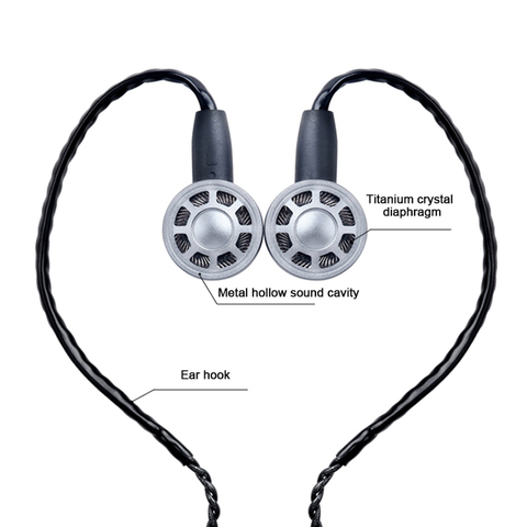 OURART-auriculares internos dinámicos Ti7 MMCX, estéreo Hifi, con cancelación de ruido y bajo, para Shure se215 se535 se846 ► Foto 1/6