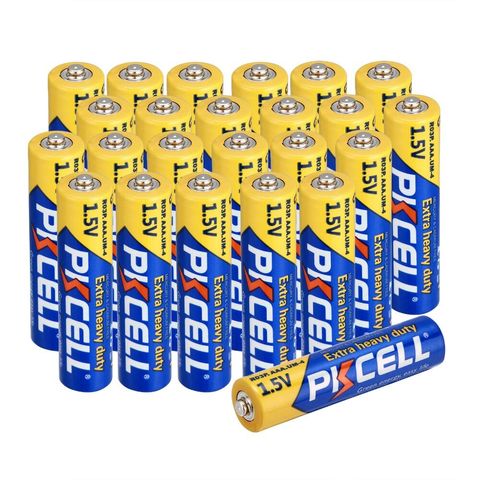 50 piezas PKCELL R03P AAA Batería primaria de carbono de Zinc batería aaa de 1,5 V igual a UM4 MN2400 LR03 SUM4 LR3 para la cámara de Radio Juguetes ► Foto 1/5