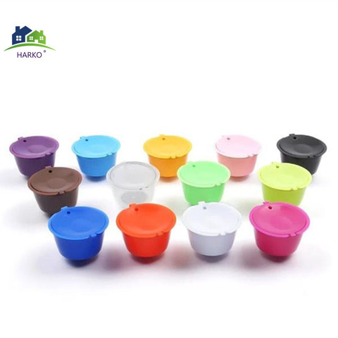 Cápsulas de café Dolce Gusto reutilizables, sin BPA, 13 colores, juego de filtros de café para máquina Dolce Gusto ► Foto 1/6