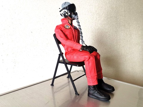 1/6 fullbody Jet pilots con casco 1/6 escala RC avión Pilot figura modelo ► Foto 1/6