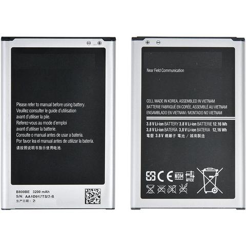 3200 mAh de la batería del teléfono B800BE para Samsung Galaxy nota 3 N900 N9006 N9005 N9000 N900A N900T N900P Bateria recargable baterías ► Foto 1/1