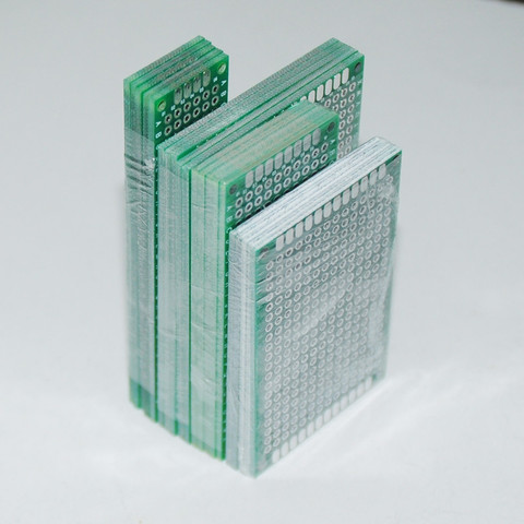 Placa de circuito impreso universal, prototipo PCB Veroboard de 2x8 3x7 4x6 5x7, 5 piezas cada uno de doble cara, 20 piezas ► Foto 1/6