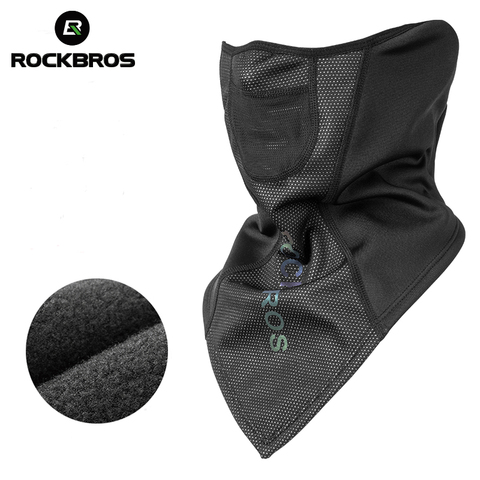 ROCKBROS los deportes de invierno cara máscara ciclismo Running media cara máscara bufanda Snowboard a prueba de viento cuello cálido esquí Balaclava Accesorios ► Foto 1/6