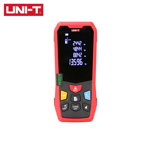 Medidor de distancia láser serie UNI-T LM, precisión de milimetro, nivelación física y electrónica LM40 LM50 LM60 LM80 LM100 LM120 LM150 ► Foto 1/6