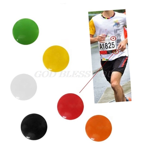 Soportes de pechera magnéticos para carreras de maratón, Clips para correr, número, cinturón, hebilla de tela, accesorios de ciclismo para triatlón, 4 Uds. ► Foto 1/6