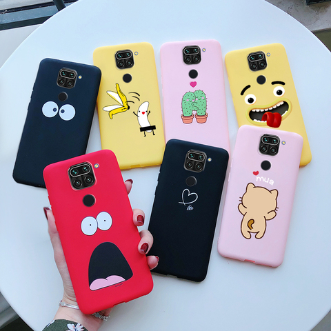 Funda de silicona para Redmi 9 caso de silicona suave cubierta