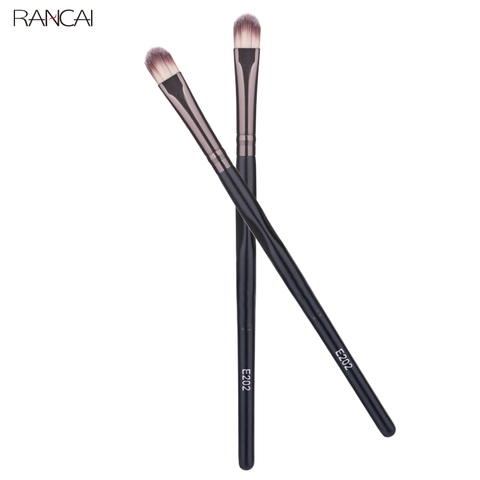 RANCAI-brochas de maquillaje profesionales, 1 Uds., brocha para sombra de ojos, delineador de ojos, labios, Corrector de pelo sintético ► Foto 1/6