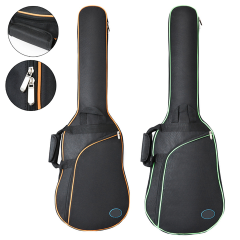 38/39 40/41 pulgadas impermeable Oxford tela guitarra eléctrica Gig Bag doble correas Pad algodón grueso suave cubierta mochila ► Foto 1/6