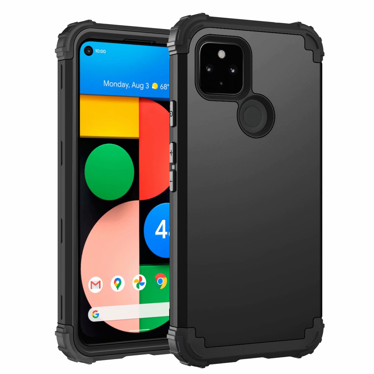 Funda resistente a prueba de polvo, funda resistente a caídas y a prueba de arañazos para Google Pixel 4A 5 G/Pixel 5 ► Foto 1/6
