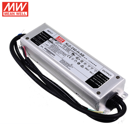 MEAN WELL-Controlador LED de atenuación, fuente de alimentación LED regulable, XLG-240-H-AB, 240W, 27-56V, 4900mA, CC, Modo 3 en 1, Io ajustable ► Foto 1/3