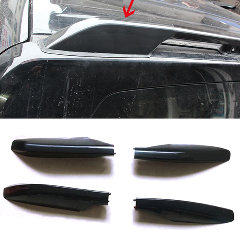 Baca de protección de techo para coche Toyota, accesorio de la cubierta en material ABS, en color negro, compatible con modelo Land Cruiser PRADO Fj120 2003-2009, por 4 uds. ► Foto 1/2