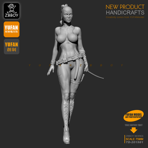 1 / 24 resina Kits de dama de la muerte de soldado modelo-montado TD-202281 ► Foto 1/5