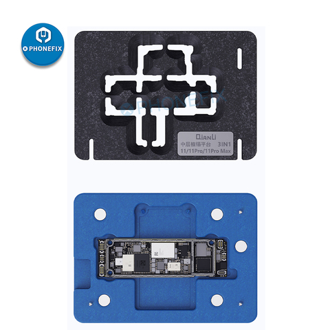 Qianli-Kit de plantillas de Reballing BGA para iPhone X, XS, XS-MAX, 11, 11pro Max, Marco medio, plataforma de Reballing de estaño ► Foto 1/6
