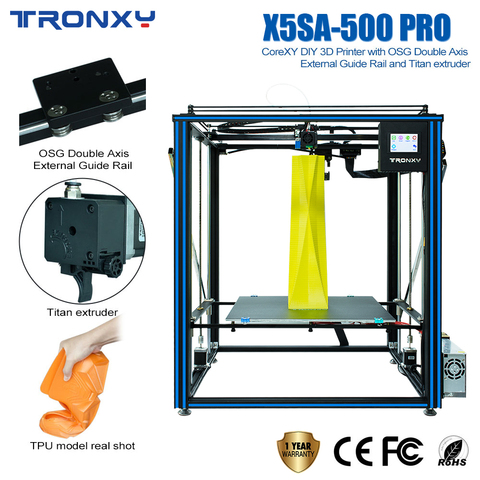 TRONXY-impresora 3d X5SA-500 PRO, gran oferta, gran tamaño, nueva guía mejorada, pantalla de versión táctil ► Foto 1/1