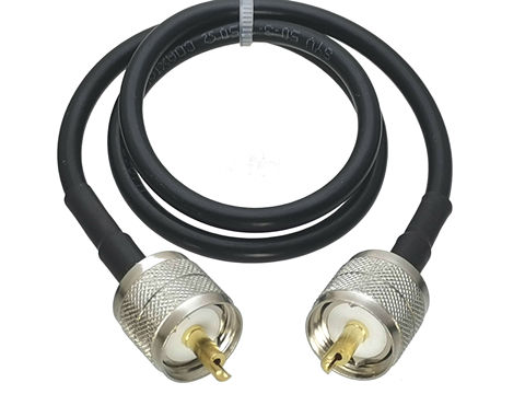 1 Uds RG58 UHF PL259 macho a UHF PL259 conector macho puente Coaxial por radiofrecuencia Cable Pigtail para antena de Radio de 6 pulgadas ~ 40M ► Foto 1/4