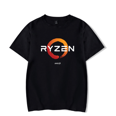 2022 PC CP CPU AMD Ryzen mujeres de la camiseta / de los hombres la ropa de moda de TI divertidos de la camiseta de Harajuku niños camiseta de impresión k-pop ► Foto 1/6