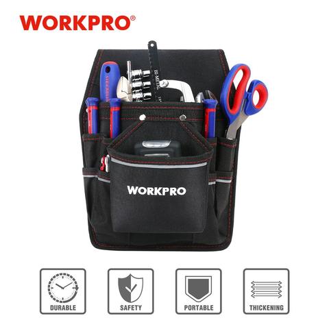 WORKPRO electricista cintura bolsa cinturón bolsa de herramientas de soporte de kits con bolsillos (herramientas excluidos) ► Foto 1/6