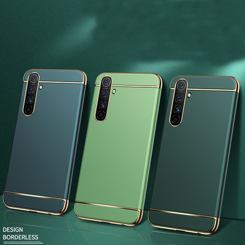 Funda protectora trasera para OPPO Realme 6 Pro, carcasa rígida de PC híbrida 3 en 1 con revestimiento mate para oppo realme 6 6pro realme6 ► Foto 1/6