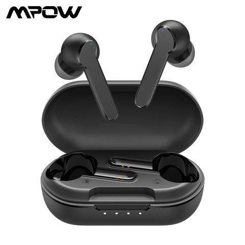 Mpow-auriculares inalámbricos MBits S TWS, con IPX8, resistentes al agua, graves Punchy, 30 horas de autonomía, Bluetooth, para deporte y gimnasio ► Foto 1/6