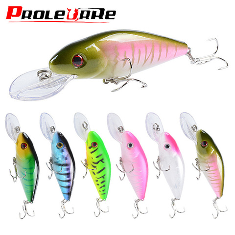 Uds Señuelos de Pesca 10cm 11,5g Minnow señuelos de ruido de alta calidad duro señuelo Crankbait aparejos de pesca Wobbler Leurre Peche por Pike ► Foto 1/6