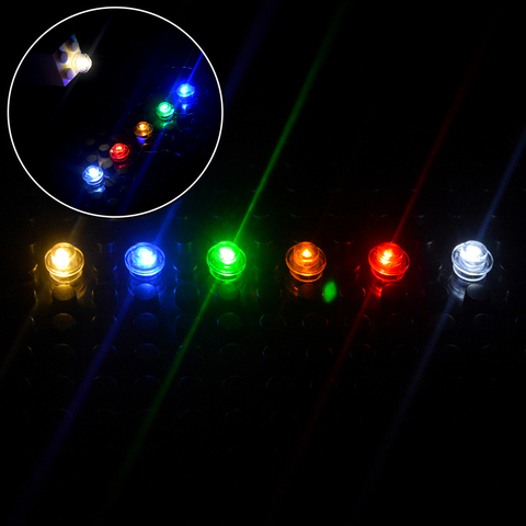 Mini lámparas LED de calle de ciudad, caja de batería de bloques de construcción de ladrillos clásicos, emite luz, USB, Compatible con Leduo Toys ► Foto 1/6