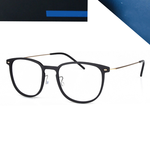 Danmark-Montura de gafas de titanio TR90 para hombre y mujer, Anteojos de Prescripción óptica con marcos transparentes, 6549 ► Foto 1/6
