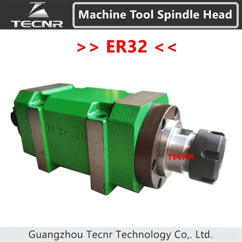 Cabezal eléctrico ER32, máx. 3000 ~ 8000rpm, cabezal de husillo para taladrar, máquina de impactos y perforación ► Foto 1/4