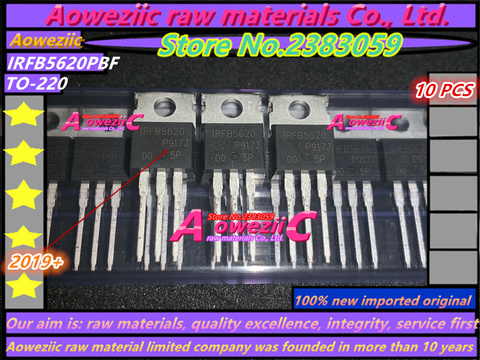 Aoweziic-transistor de efecto de campo de tubo IRFB5620 IRFB5620PBF TO-2022 MOS, 100 + 220%, original, importado, 25A, 200V ► Foto 1/2