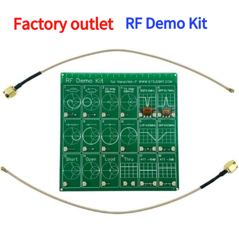 Placa de prueba RF 3G, Red de Vector, Kit de demostración RF para filtro de prueba Nanovna/analizadores de red, instrumentos eléctricos ► Foto 1/6